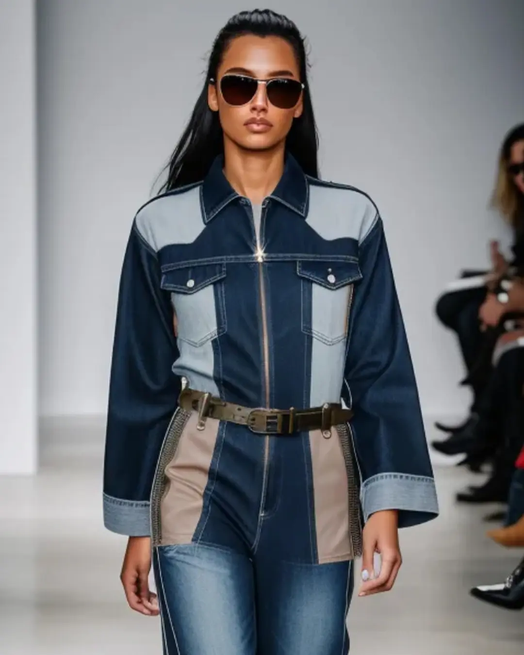 Denim Solid Basic Jumpsuit Denim Solid Basic Jumpsuit