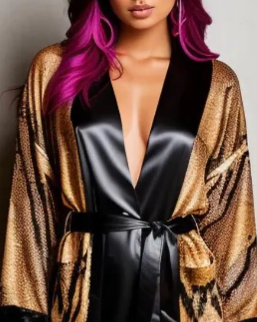 Satin Dressing Gown Satin Dressing Gown