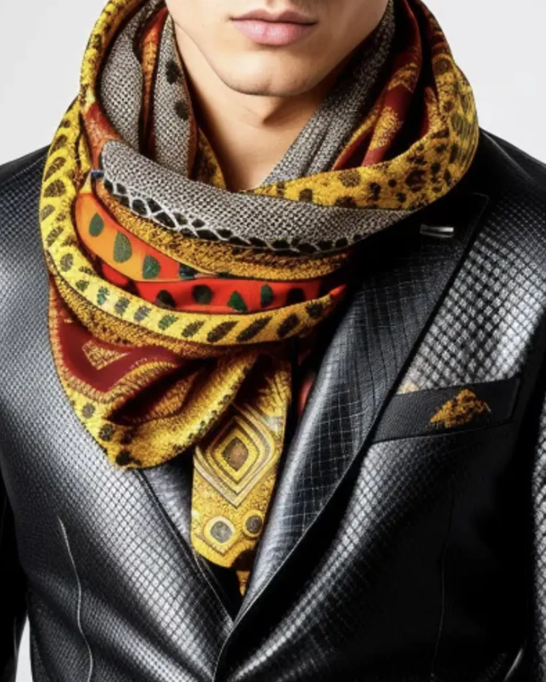 Unisex Checked Scarves Unisex Checked Scarves