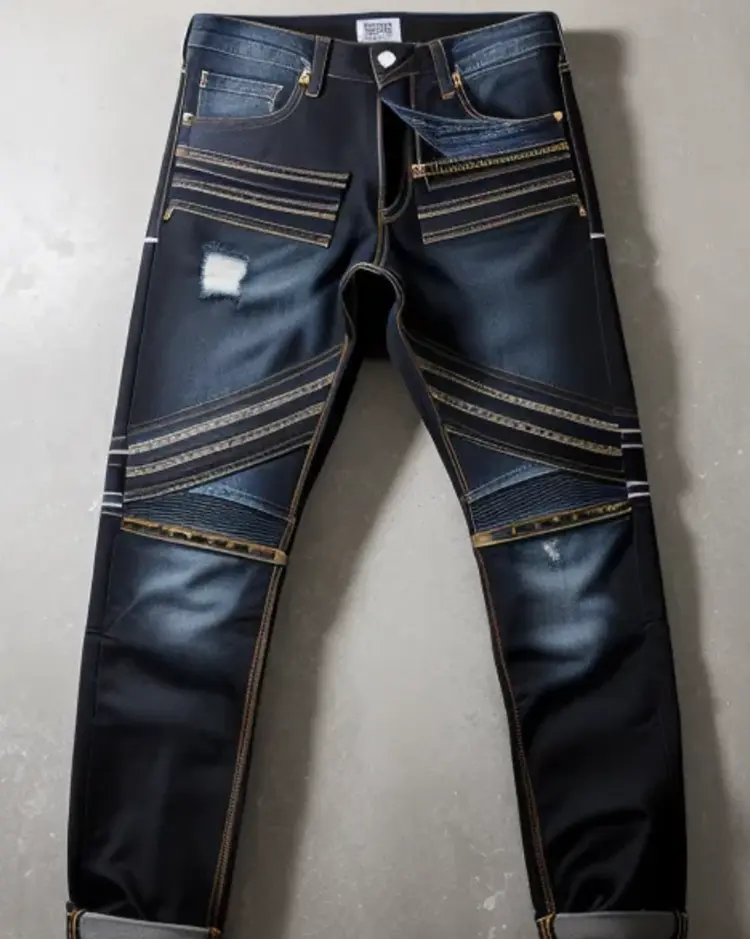 IMG_4184 2.PNG £145 (6) - D Stich stripe panel jeans