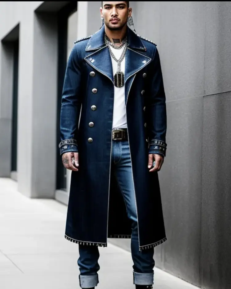thumbnail-22.png DENIM COAT £435 (1) - D Large collar denim coat